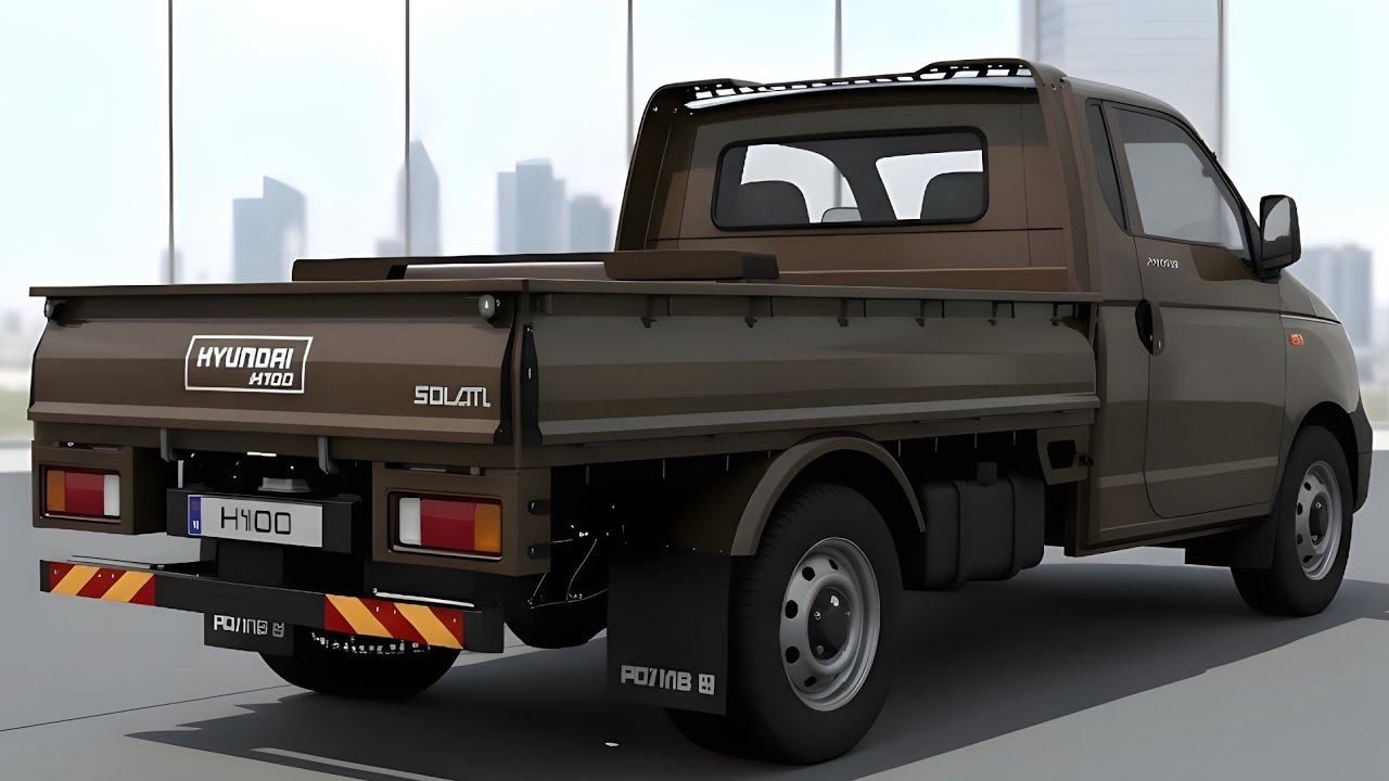 Представлен Hyundai Porter H100 2026 года – небольшой пикап, настоящий монстр для работы.