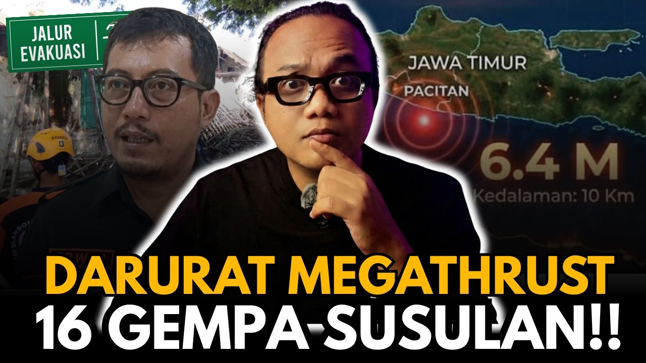 16 GEMPA SUSULAN Terjadi Usai Gempa 6,4 M Guncang Pacitan?