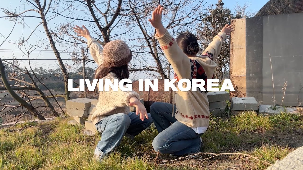 living in Korea | vlog in the countryside | cat, cafe, korean food and family