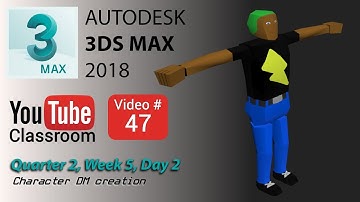 3DS Max 2018 Class #47 (Character DM Creation)