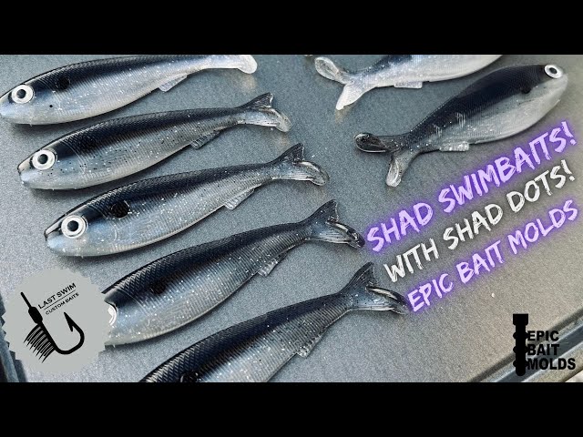 Making Shad Swimbaits W/ Shad Dots!