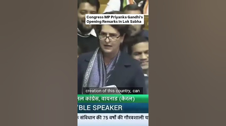 Priyanka Gandhi's First Lok Sabha Speech | "Nehru's Name Cannot Be..." | Congress VS BJP