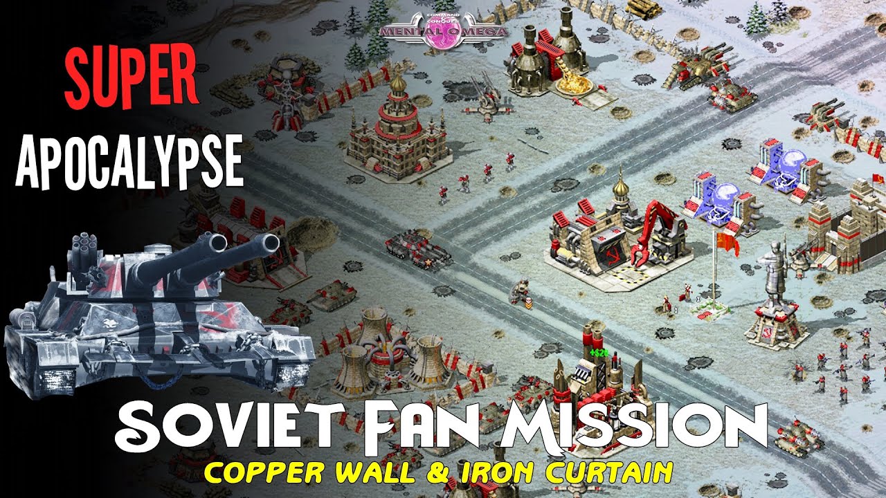 Red Alert 2 Mental Omega Soviet Fan Mission Copper Wall & Iron