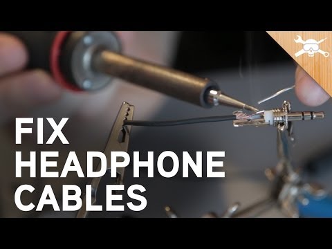 How to Fix Broken Headphone Cables @diytryin