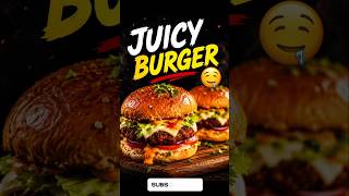 Juicy Veg Burger Recipe #shortsfeed #shortvideo #shorts #burger #short