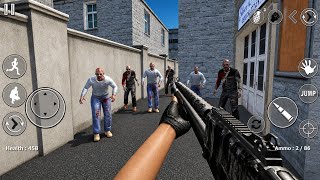 Dangerous Zombies Surrounded Me in a Narrow Alley! 😱🔥🔫 Can I Survive This Zombie Attack? screenshot 2
