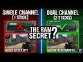 THE RAM SECRET: Why Your PC is Stuttering (Single vs Dual Channel)