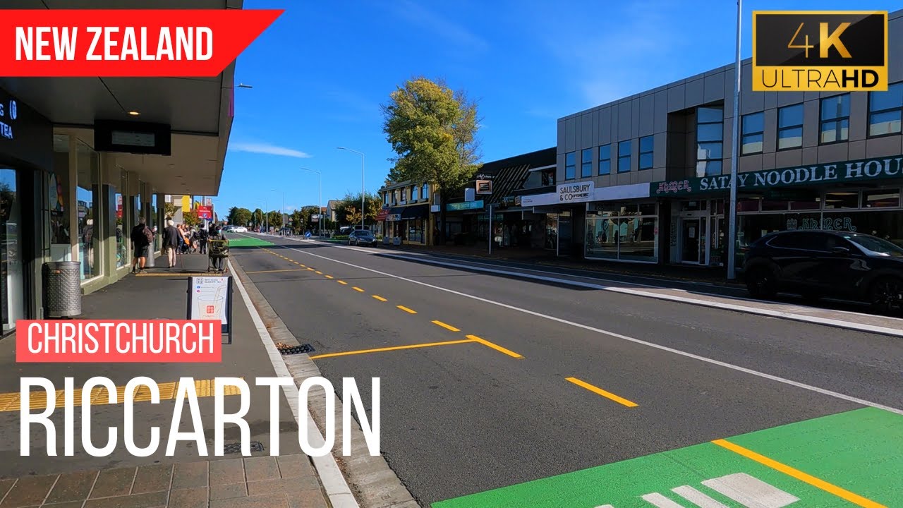 Riccarton, Christchurch New Zealand 4K Walking Tour YouTube