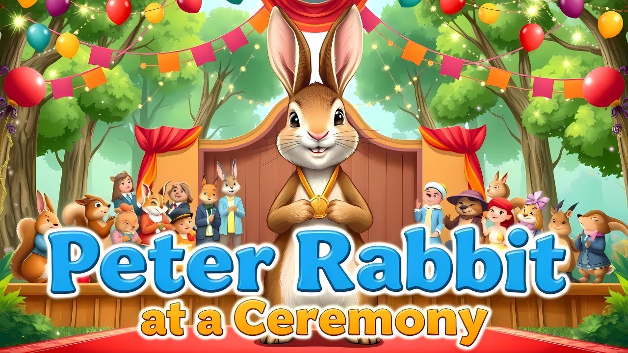 Peter Rabbit at a Ceremony 🎖️ | Fun and Festive Kids Story | Peter's ...