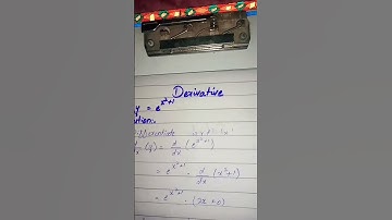 Exponential functions derivative || Mathematics || Calculus