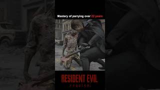Leons experience with parrying over 22 years #residentevil  #residentevil9
