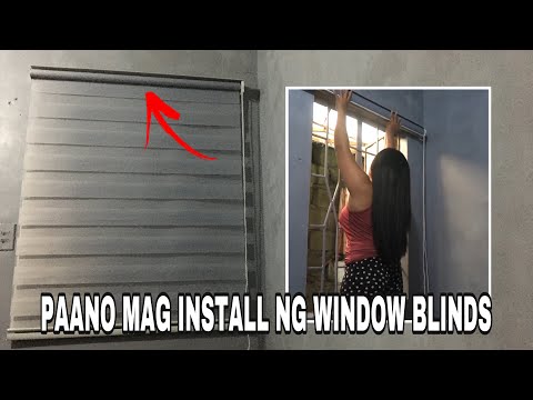 PAANO MAG INSTALL NG KOREAN WINDOW BLINDS | DIY | Jia Aij