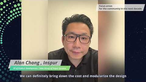 OCP China Day 2021: Experts Talk | Alan Chang, Inspur