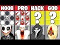 Minecraft Battle: SCP-096 & SCP-173 CRAFTING CHALLENGE - NOOB vs PRO vs HACKER vs GOD ~ Animation