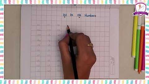 UKG  NUMERACY SKILLS - "HOW TO  WRITE 101 TO 150 NUMBERS" - LITTLE PARADISE SCHOOL - TANUKU