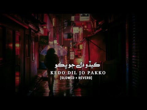 Kedo Dil Jo Pako Slowed  Reverb  Sad Sindhi Songs  Sindhi Slowed Songs  Remix Songs  New Song