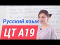 ЦТ А19.  Запятая перед "как"