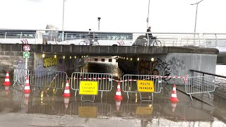 Vigilance orange crues: la Garonne sort de son lit à Bordeaux | AFP Images