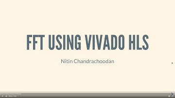 Vivado HLS Example: FFT