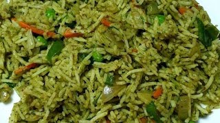 green pulao recipe in Kannada