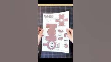 I made a Labubu out of paper. #labubu #labooboo #labubusong #papercraft #whereislabubufrom