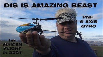 Firefox C129 4ch Flybarless Micro RC Helicopter RTF w/6-Axis Gyro first Maiden flight in 2021