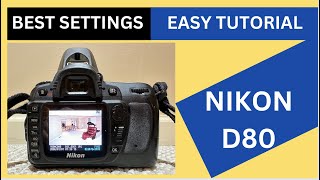 Nikon D80 Full TUTORIAL Easy Best Settings for Photos (HINDI / URDU)