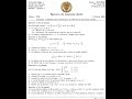 Examen De L Analyse 1 Université Alger 1 2020 