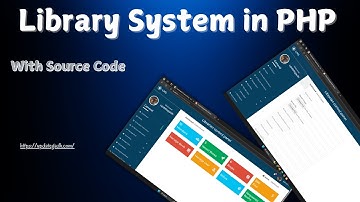 Library  Management System in PHP || PHP Project With Source Code  ||