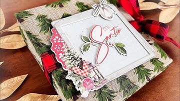 2022 Holiday Series-Episode 1-Fabric Covered Mini Album Walk-Thru and Tutorial