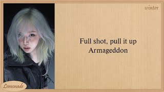aespa Armageddon Easy Lyrics | Doovi