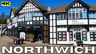 Famous England NORTHWICH Town Centre Walk Tour Cheshire UNITED KINGDOM UK 4k Profile