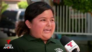 Habla la madre de la joven que canto con Karol G en concierto Noticias Telemundo