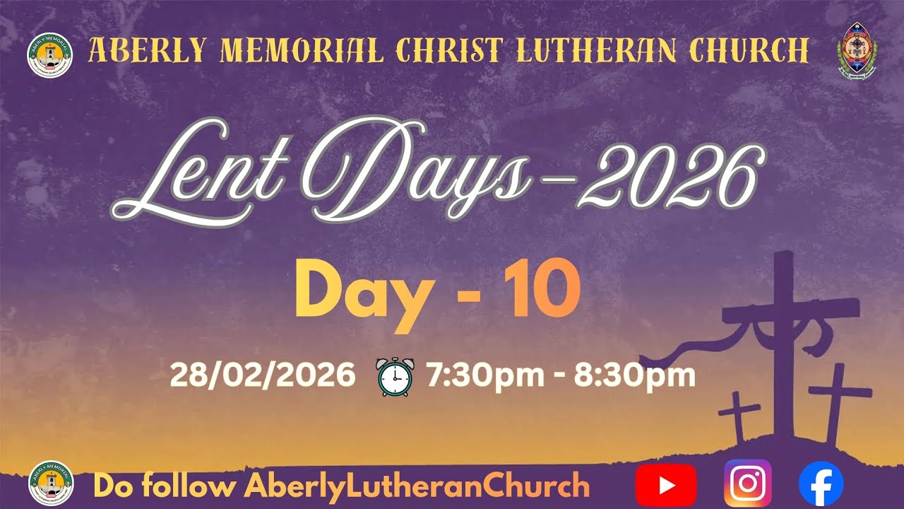 Lent Days-10 (28/02/2026)