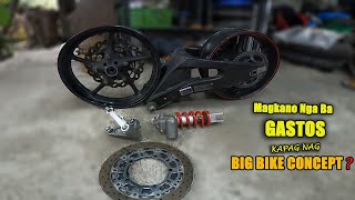 NEW BIGBIKE CONCEPT PARTS FOR MY YAMAHA x1R 135 | MOTOPOPSI | PART 1