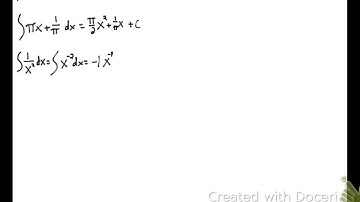 Indefinite Integration part 1