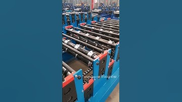 Double layer Tr4 and Tr5 ibr roofing panel roll forming machine#machine #machinery #roofing #roof