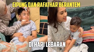 CIPUNG DAN RAFATHAR BERANTEM DI HARI LEBARAN, WAJAH RAFATHAR SAMPAI LUKA