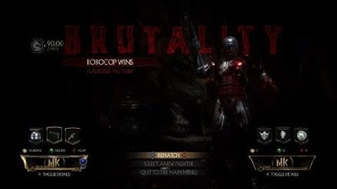 Mortal kombat 11 robo cop brutality tutorial:  air control