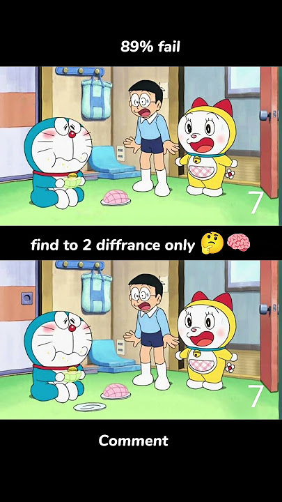find to 2 diffrance only 🤔🧠 #fact_doremon #find #deffrance #doraemon #nobita #vairalshort #music