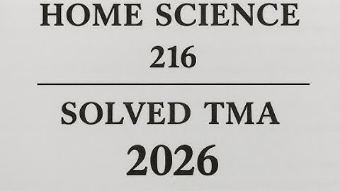 NIOS 2026 solved TMA, NIOS Home Science assignment 2026, NIOS Class 10 TMA answers.