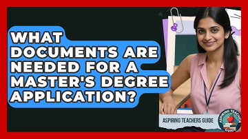 What Documents Are Needed For A Master