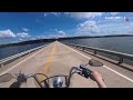Two Harley Davidsons cruising in east Texas