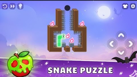 Snake puzzle game video Extreme Best game play watch for and 🤣 level #24