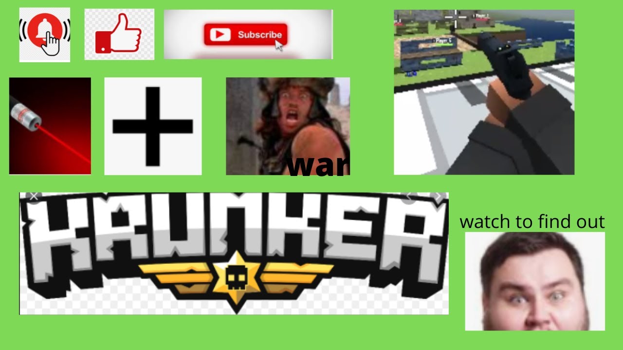 Krunker.io laser war epic gameplay OP weapons