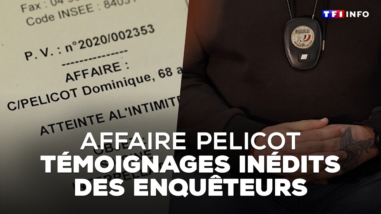Affaire Pelicot : les enquêteurs racontent - Témoignages inédits