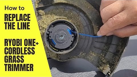 Easy Line Replacement for Ryobi One+ Cordless Grass Trimmer