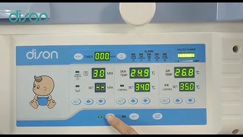 Dison Baby incubator BB 200 luxurious(operation video)