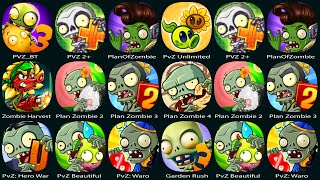Plants vs Zombies Unlimited,Plants Vs Zombies,Stupid Zombies,SZ3,Troll Quest Horror,Zombies.....