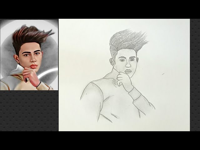 Sketch of Drawing a Danish Zehen  how to draw a DanishZehenfambruh   YouTube